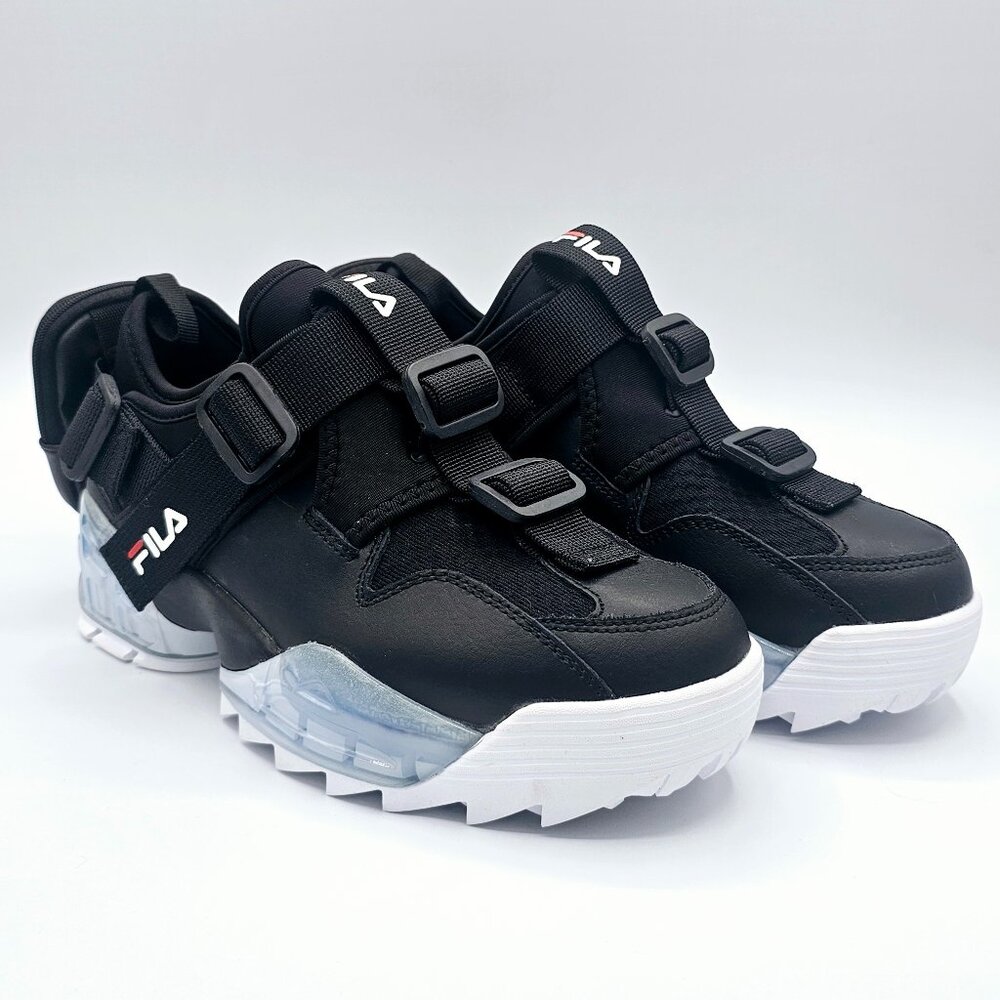 FILA Women's Size 7 Unit LE Platform Sneakers with Removable Pouches